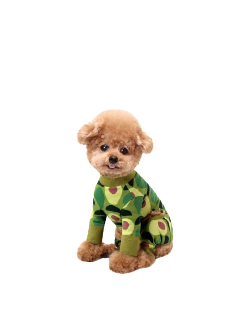 Avocado Print Dog Onesie