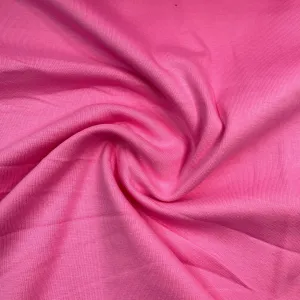 Bubblegum Cotton/Spandex Rib Knit Fabric