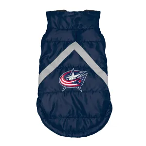 Columbus Blue Jackets Pet Puffer Vest