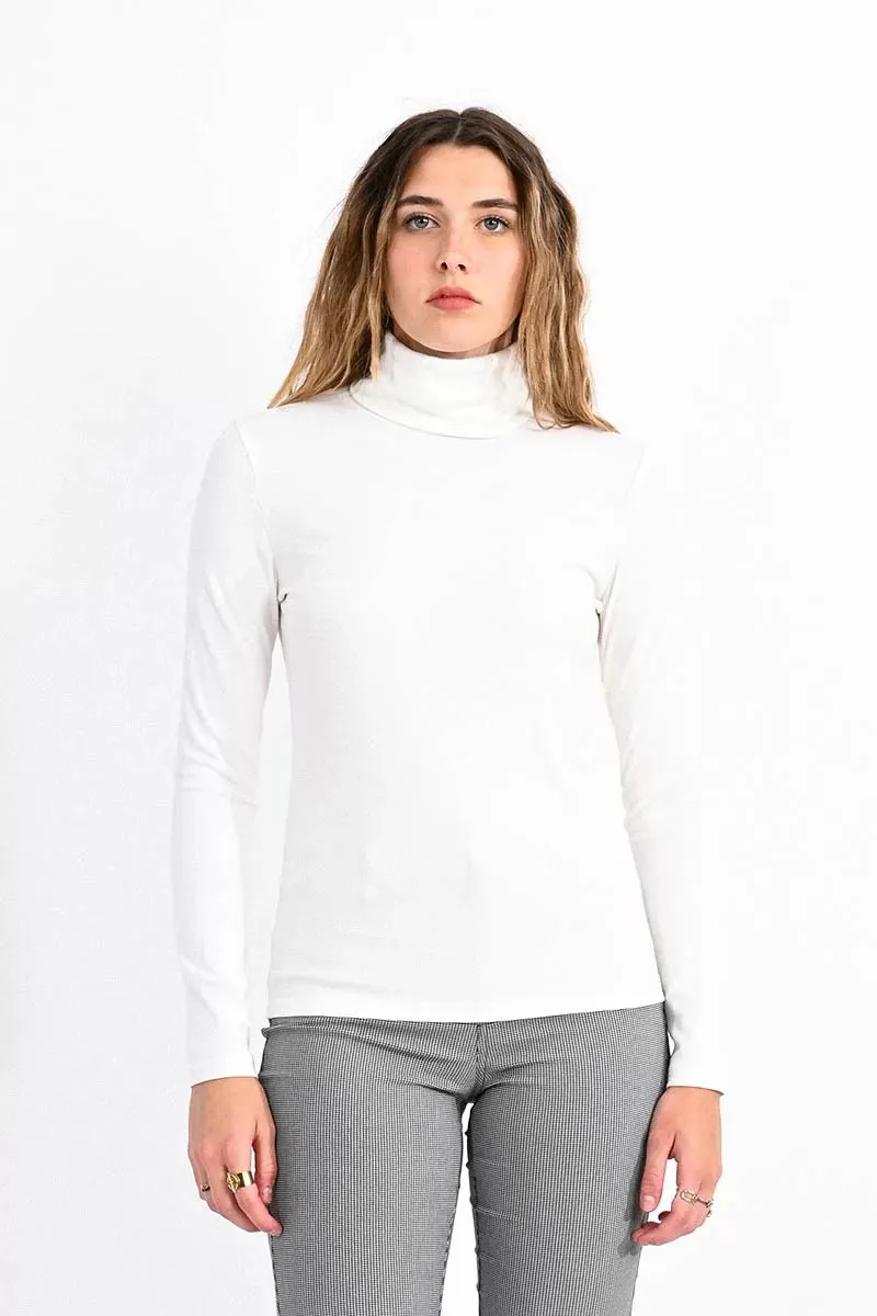 DIANA TURTLENECK - WHITE