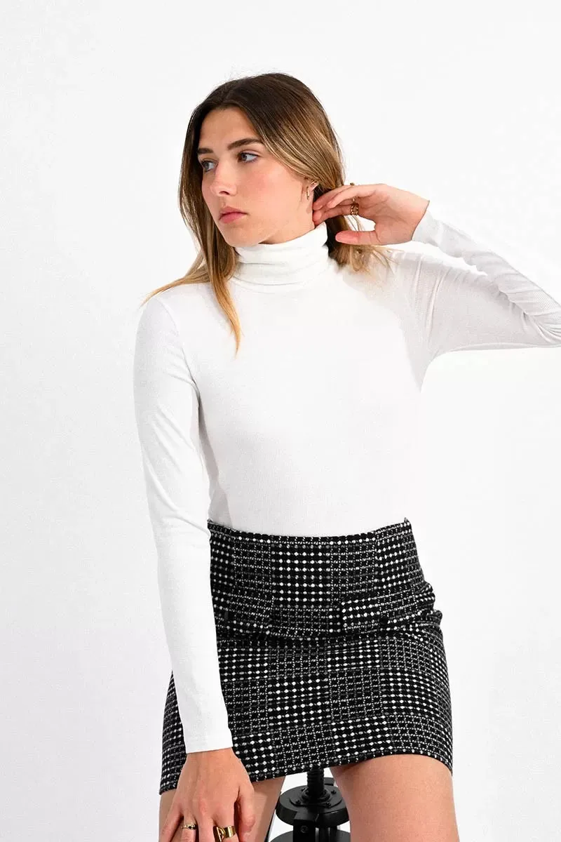 DIANA TURTLENECK - WHITE