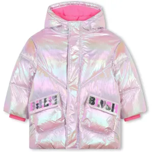 Girls Pink Puffer Coat