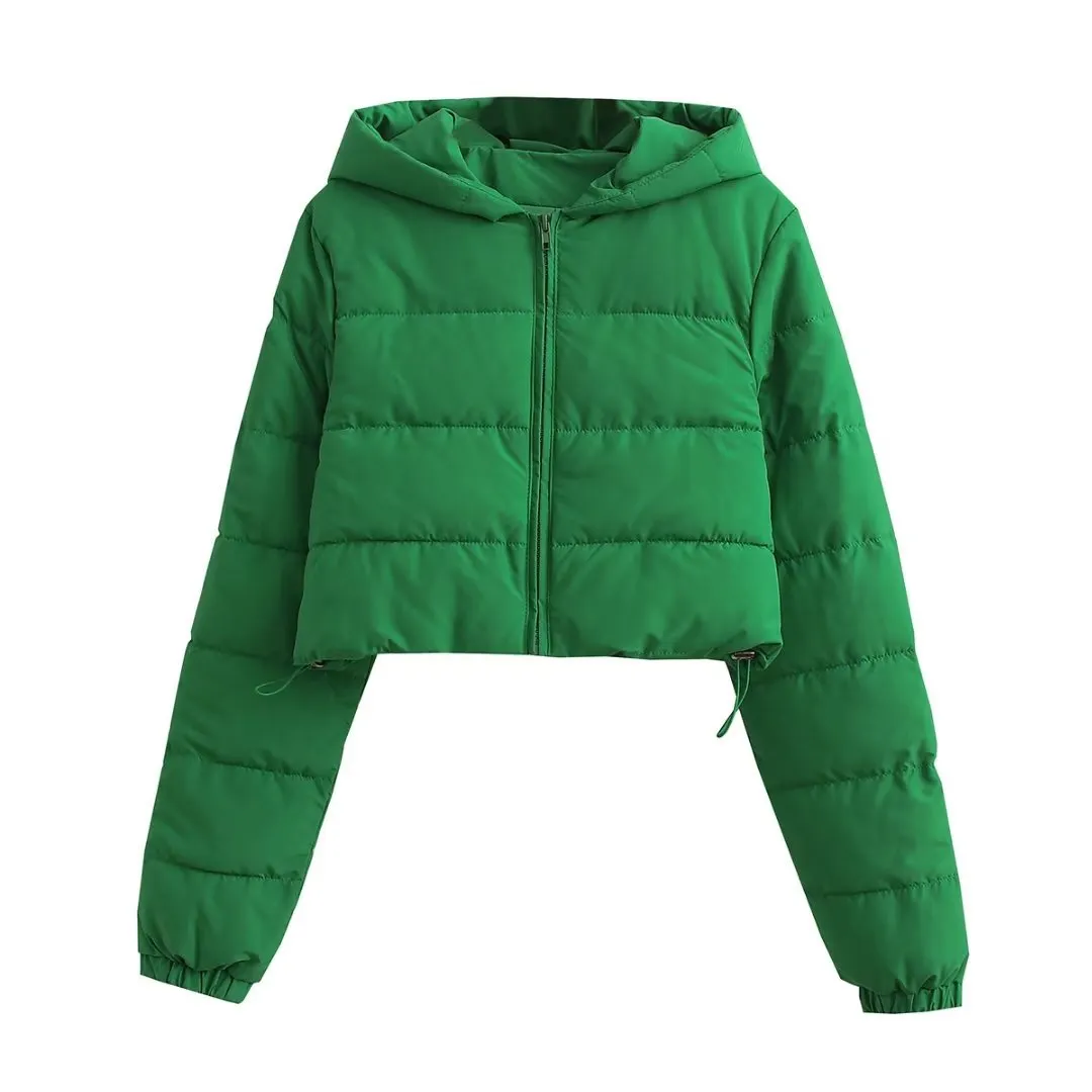 Hooded Zip Up Puffer Jacket