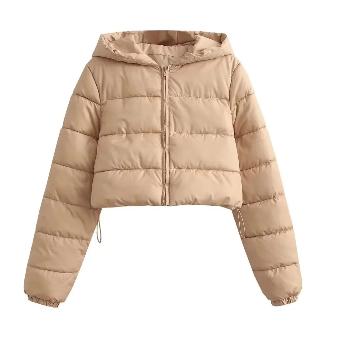 Hooded Zip Up Puffer Jacket