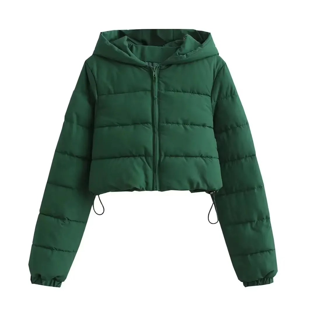 Hooded Zip Up Puffer Jacket