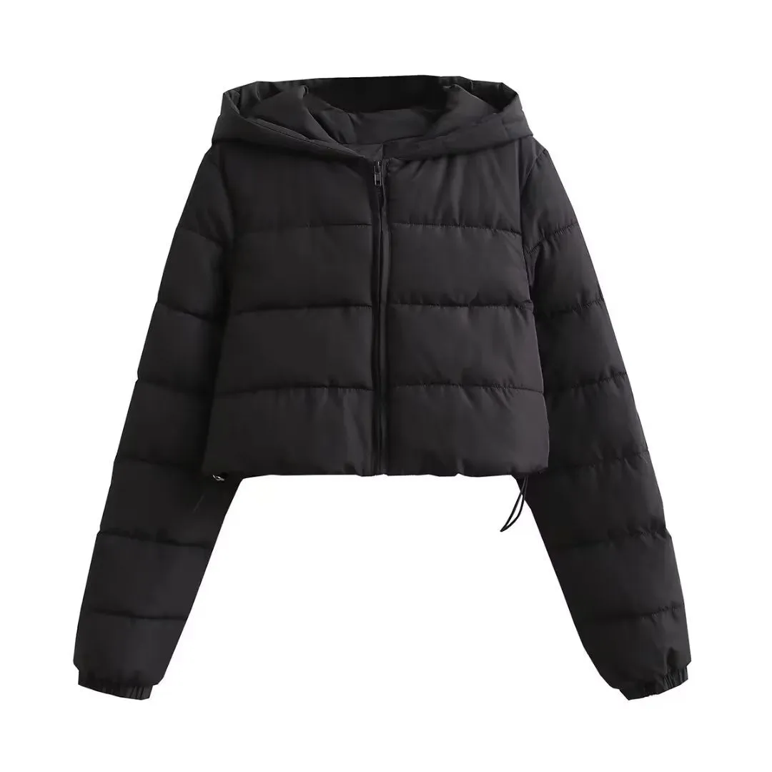 Hooded Zip Up Puffer Jacket