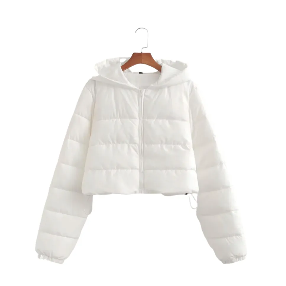 Hooded Zip Up Puffer Jacket