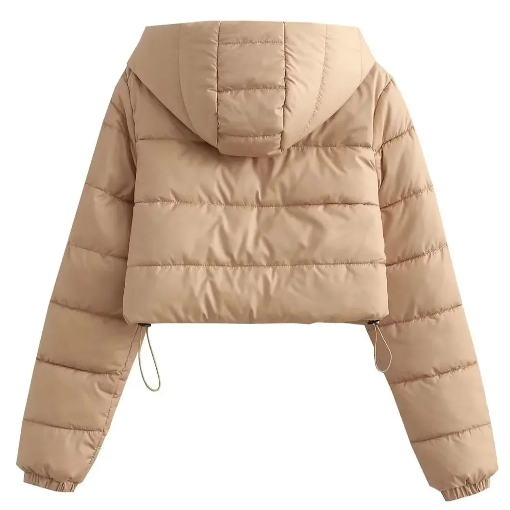 Hooded Zip Up Puffer Jacket