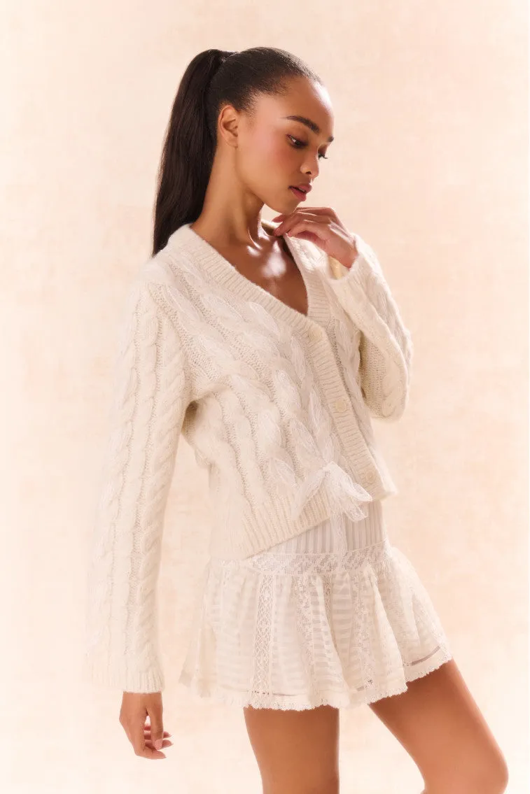 Louella Wool Knit Cardigan