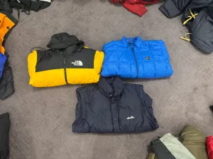 Mixed Branded puffer jackets 10 pcs