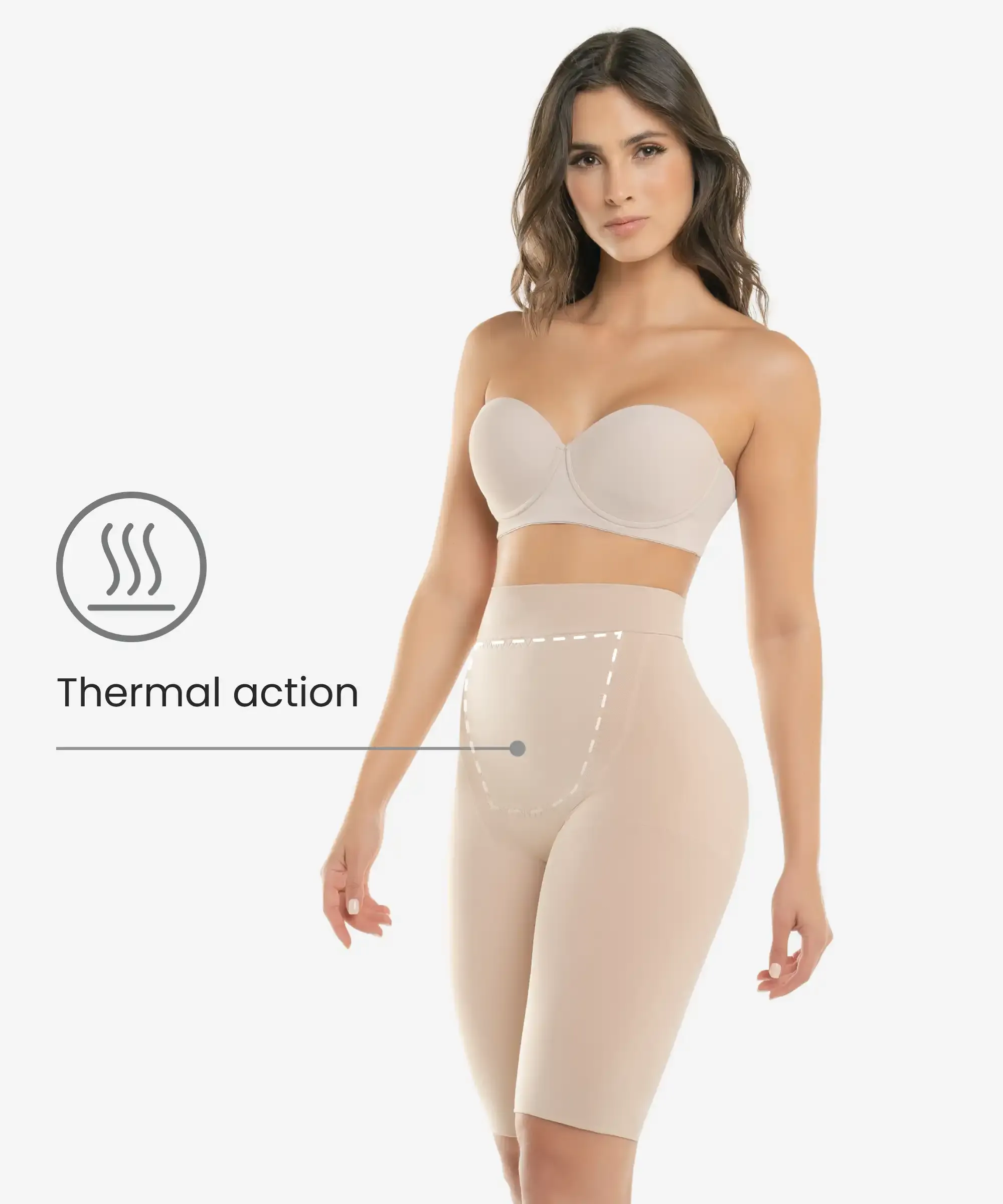 Seamless Abdomen Contouring Capri - Style 1520