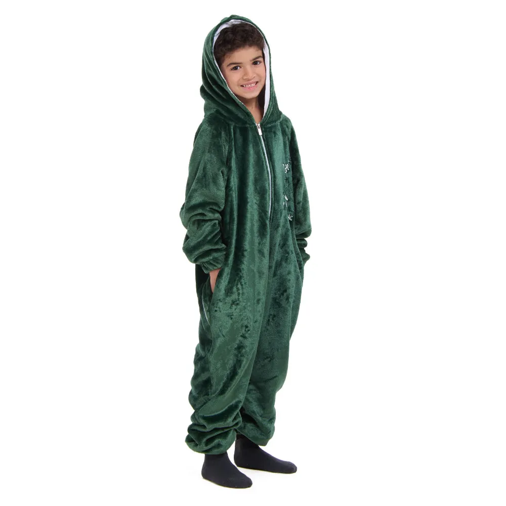 Snuggs Kids Blanket Onesie Christmas Green