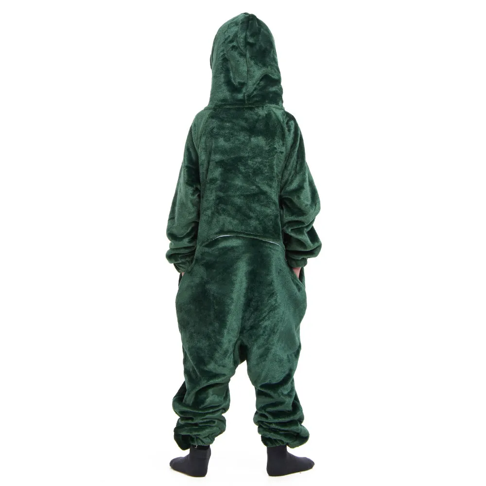 Snuggs Kids Blanket Onesie Christmas Green