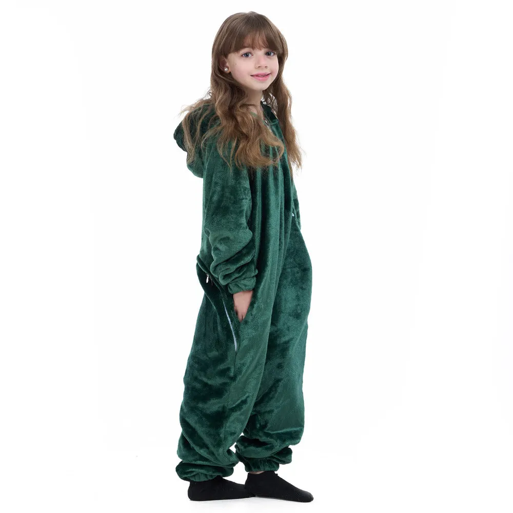 Snuggs Kids Blanket Onesie Christmas Green