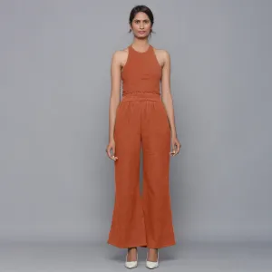 Sunset Rust Warm Cotton Corduroy Co-ord Set