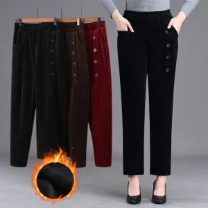 ❄️Winter Specials❄️Women's High Waist Corduroy Warm Pants